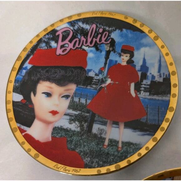 Vintage Barbie Mini Collector Plates 1993 With Love 3 Included - Picture 2 of 6